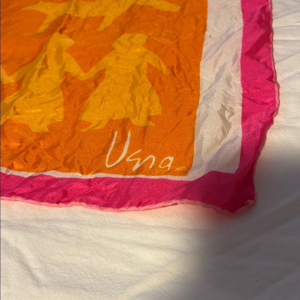 Pink and Orange Scarf